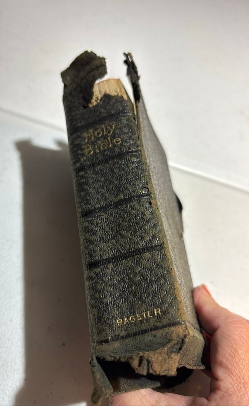 Antique Bagster Holy Bible with Old and New Testaments